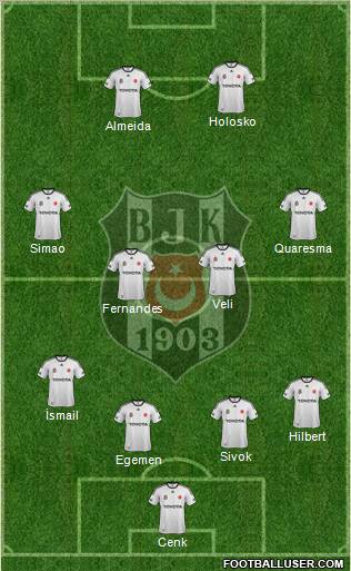 Besiktas JK Formation 2011