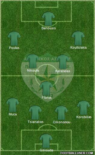 PMAS Agrotikos Asteras Evosmou Formation 2011