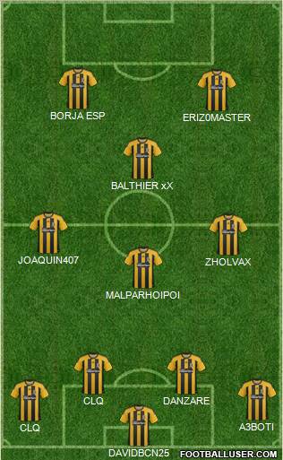 Hull City football formation