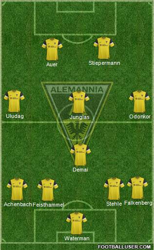 TSV Alemannia Aachen Formation 2011