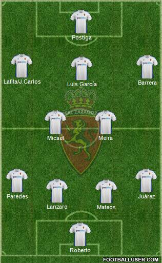 R. Zaragoza S.A.D. Formation 2011