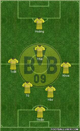 Borussia Dortmund Formation 2011