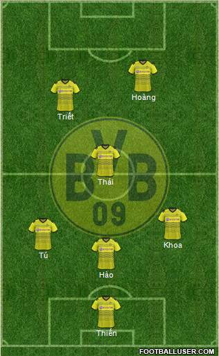 Borussia Dortmund Formation 2011