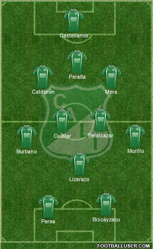 AC Deportivo Cali football formation