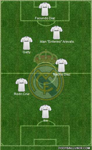 R. Madrid Castilla Formation 2011