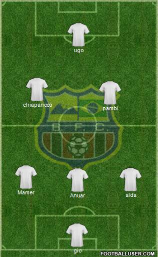 Barcelona FC (RJ) Formation 2011