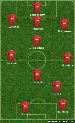 Manchester United Formation 2011