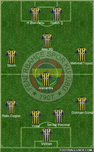 Fenerbahçe SK Formation 2011
