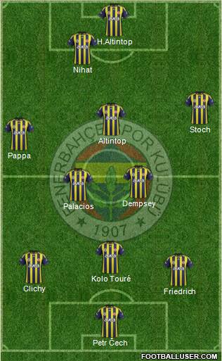 Fenerbahçe SK Formation 2011