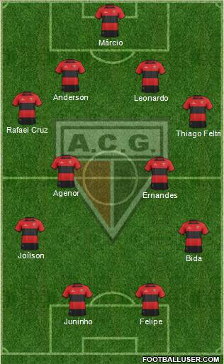 Atlético C Goianiense football formation