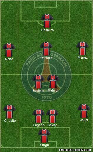 Paris Saint-Germain Formation 2011