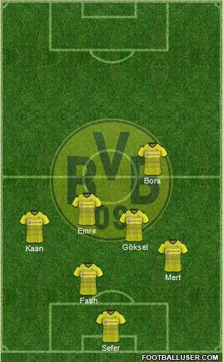 Borussia Dortmund Formation 2011