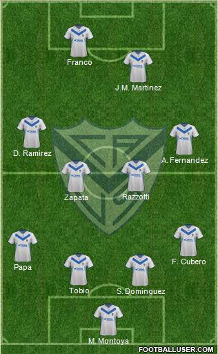 Vélez Sarsfield Formation 2011