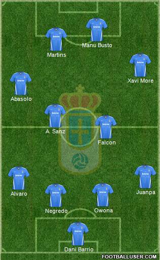 Real Oviedo S.A.D. Formation 2011