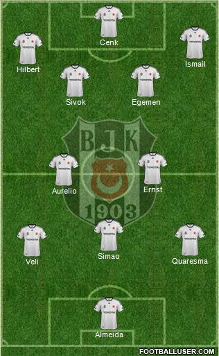 Besiktas JK Formation 2011