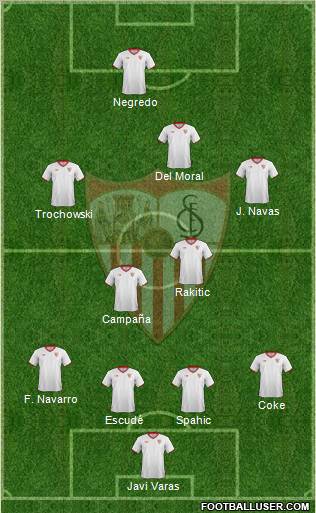 Sevilla F.C., S.A.D. Formation 2011