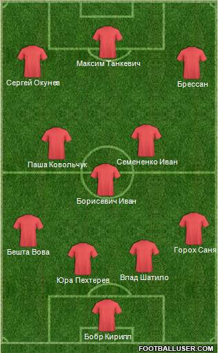 Slavia Mozyr Formation 2011