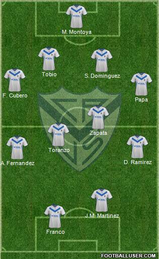 Vélez Sarsfield Formation 2011