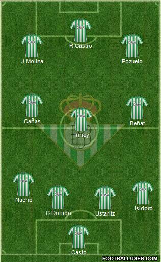 Real Betis B., S.A.D. Formation 2011