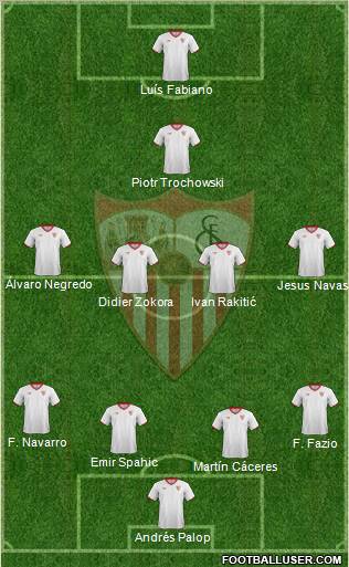 Sevilla F.C., S.A.D. Formation 2011