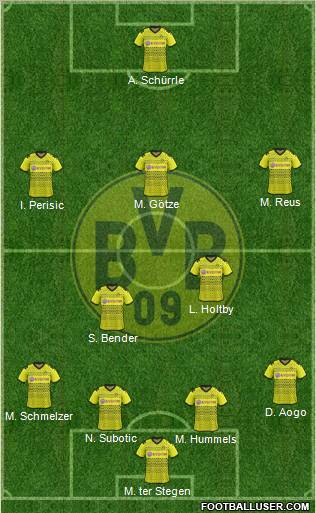 Borussia Dortmund Formation 2011