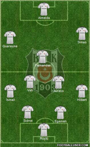 Besiktas JK Formation 2011