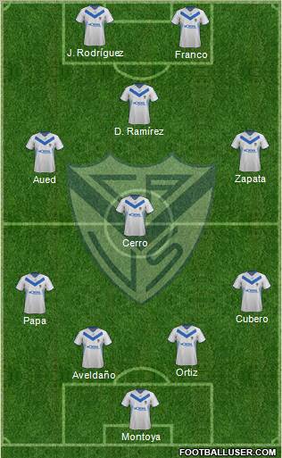 Vélez Sarsfield Formation 2011