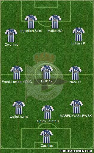 R.C. Deportivo de La Coruña S.A.D. Formation 2011