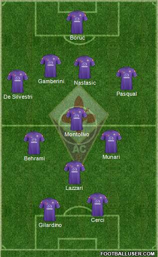 Fiorentina Formation 2011