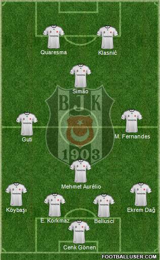 Besiktas JK Formation 2011
