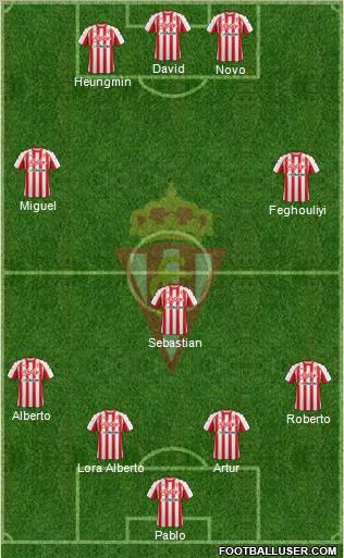 Real Sporting S.A.D. Formation 2011