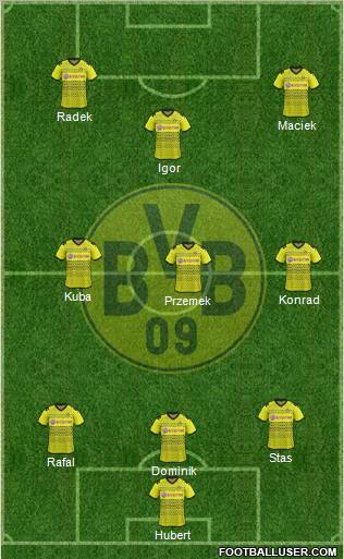 Borussia Dortmund Formation 2011