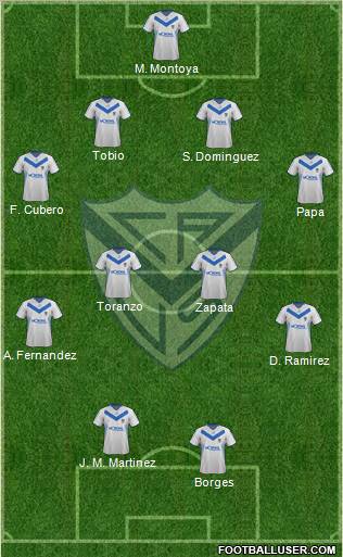 Vélez Sarsfield Formation 2011