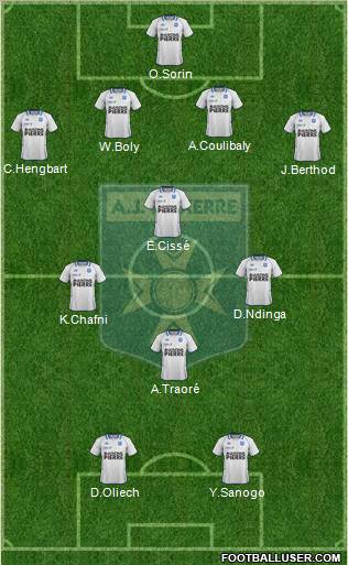 A.J. Auxerre Formation 2011