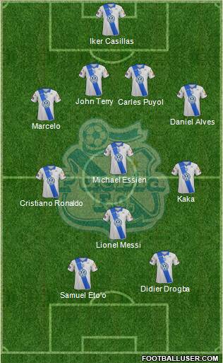 Club Puebla de la Franja football formation