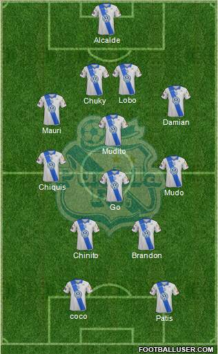 Club Puebla de la Franja Formation 2011