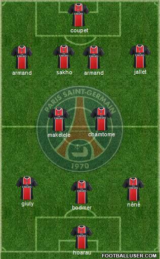 Paris Saint-Germain Formation 2011