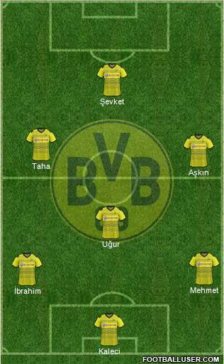 Borussia Dortmund Formation 2011