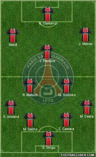 Paris Saint-Germain Formation 2011
