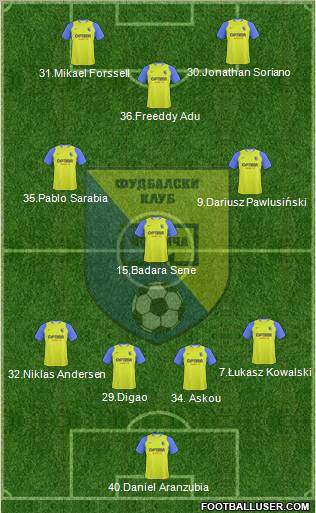 FK Modrica Maxima Formation 2011
