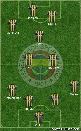 Fenerbahçe SK Formation 2011