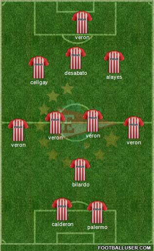 Estudiantes de La Plata Formation 2011