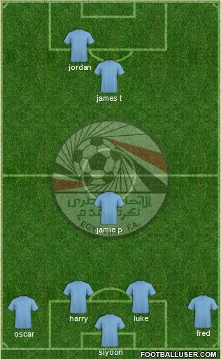 Egypt football formation