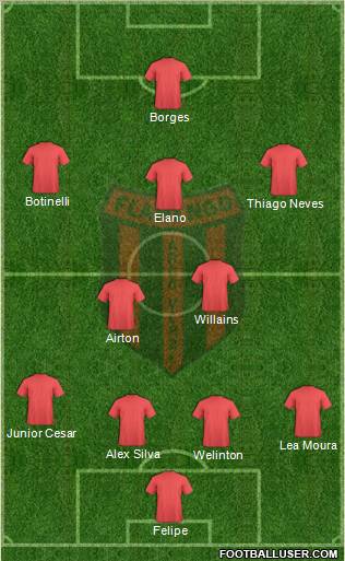 Flamengo EC de Arcoverde Formation 2011