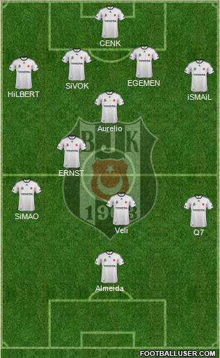 Besiktas JK Formation 2011