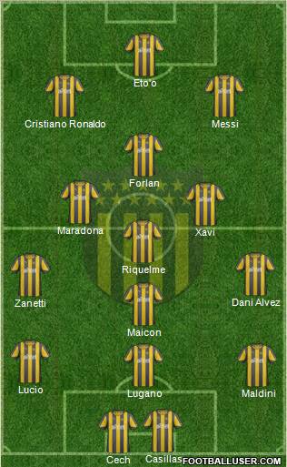 Club Atlético Peñarol Formation 2011