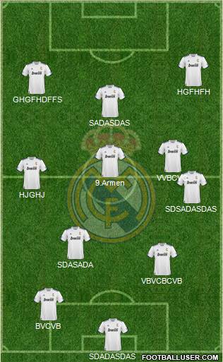 R. Madrid Castilla Formation 2011