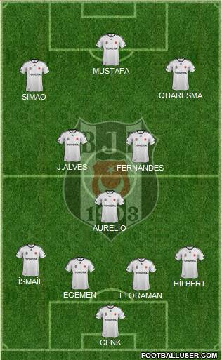 Besiktas JK Formation 2011