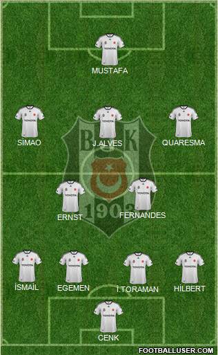 Besiktas JK Formation 2011