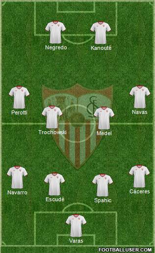 Sevilla F.C., S.A.D. Formation 2011